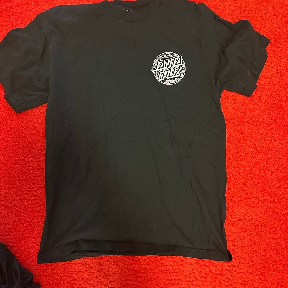 Santa Cruz Skateboards Black Graphic Tee